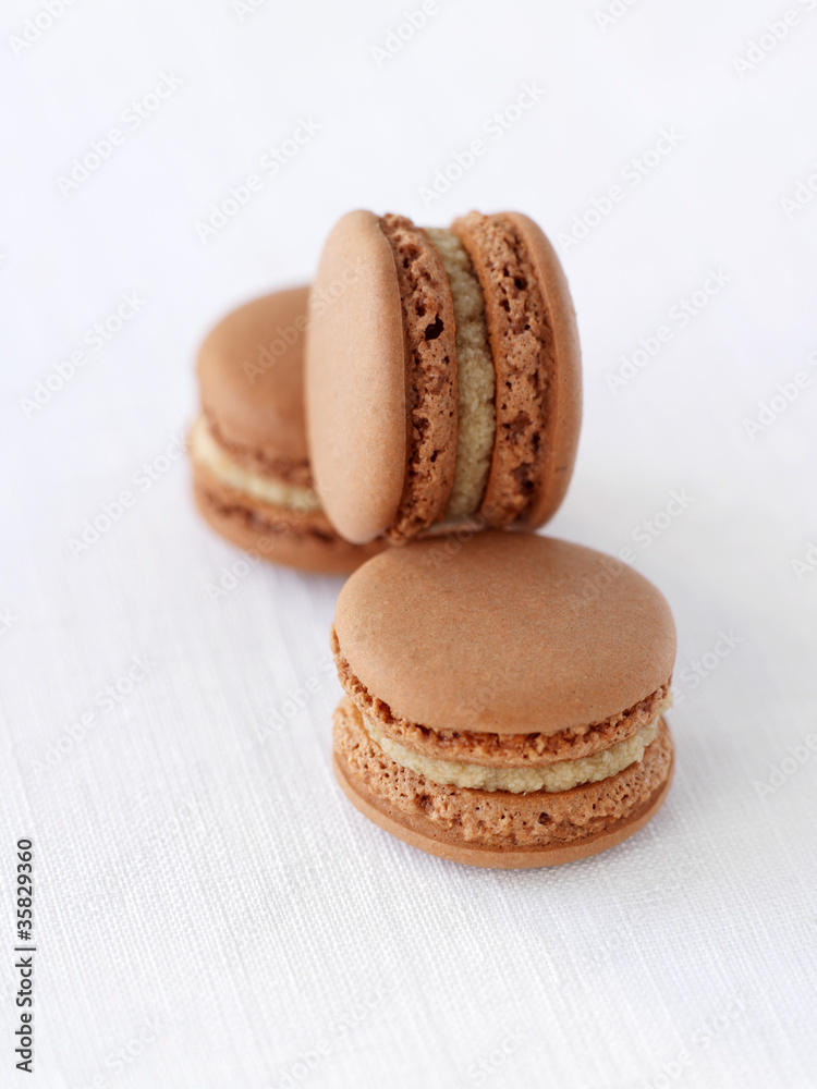 Macarons aux marrons glacés Macarons aux marrons glacés