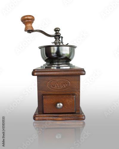 Fototapet Antique coffee grinder
