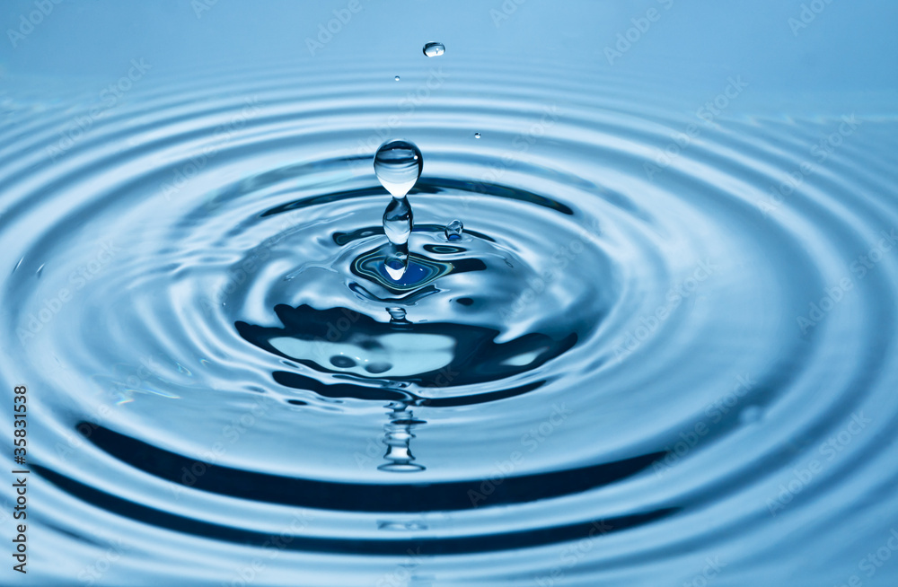 Drop of water. Drop of water.