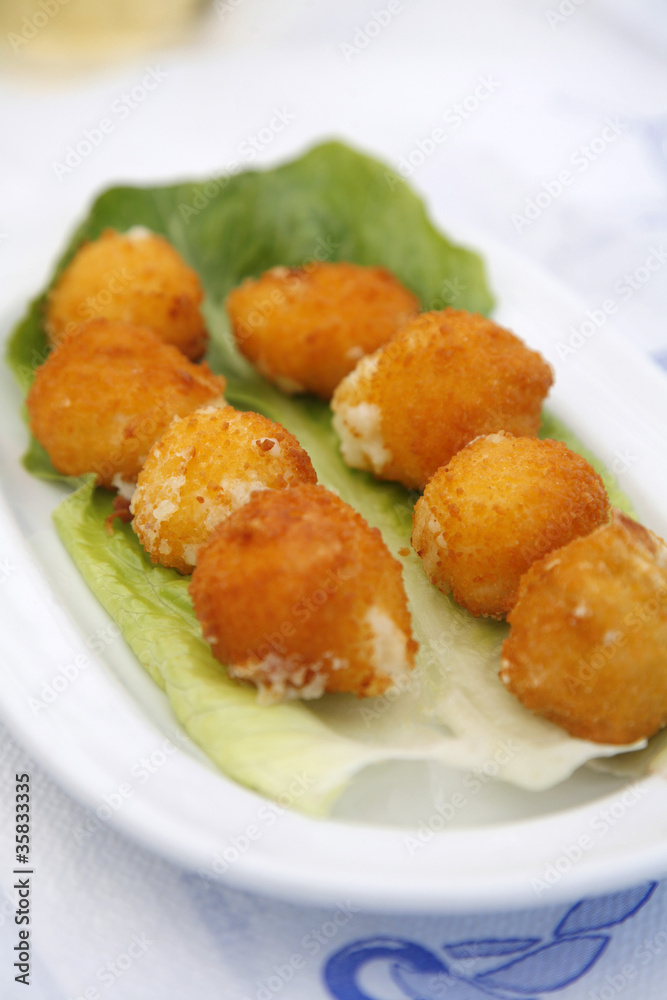 Boulette de fromage frit Boulette de fromage frit
