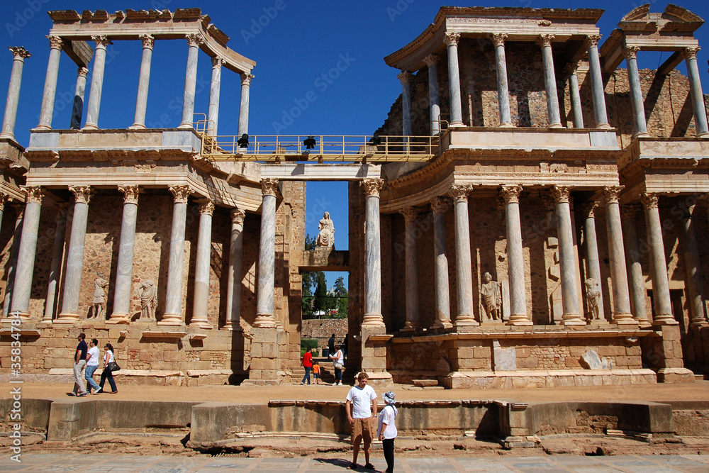 Fototapeta premium Roman theater stage