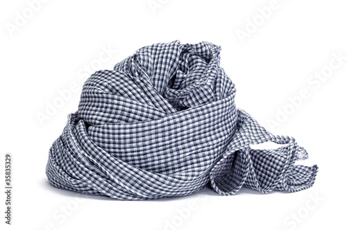 checkered scarf