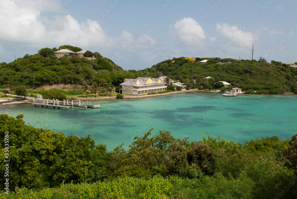 Naklejka premium Antigua Long Bay