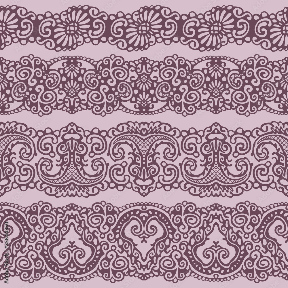 four standards of lace ribbon seamless pattern four standards of lace ribbon seamless pattern