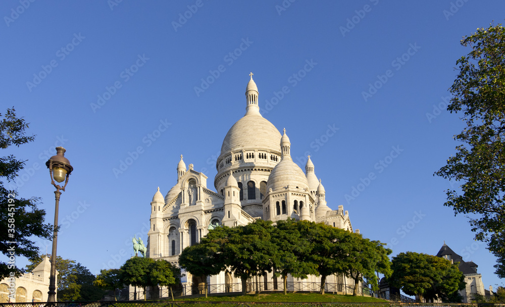 Basilique du Sacré coeur sur la butte Montmartre