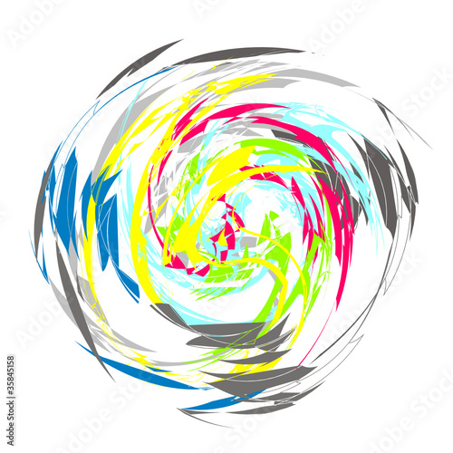 Obraz na płótnie abstrakcja spirala wektor graficzny