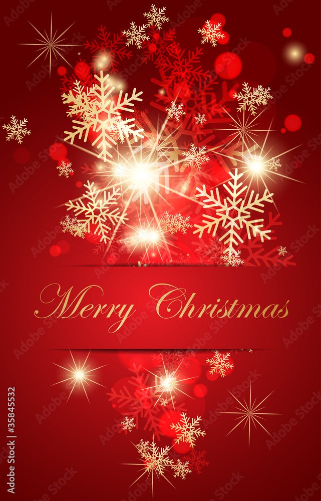 Abstract christmas card.