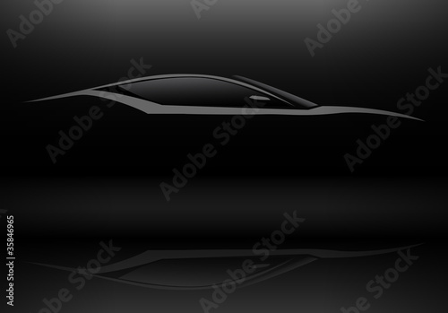 Sports Vehicle Silhouette