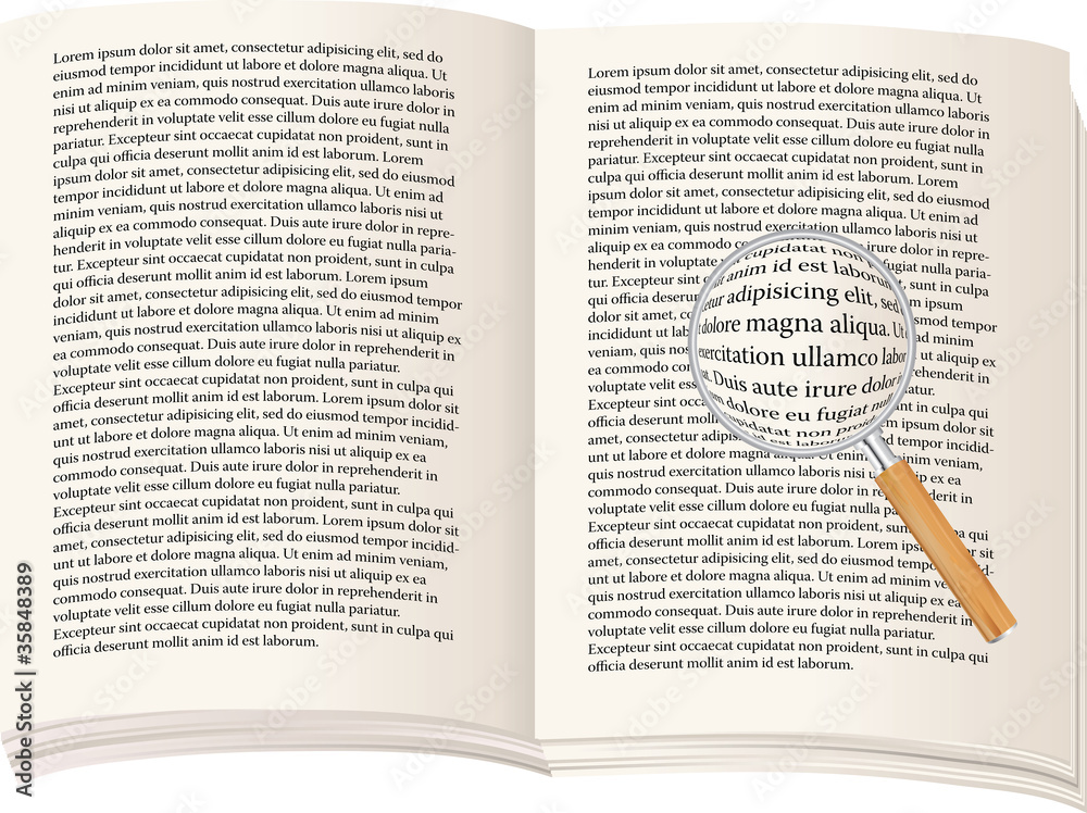 Naklejka premium book inside