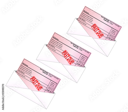 Credit card bill vectors in Pound, Dollar and Euros