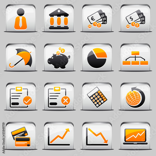 button White_orange Economic