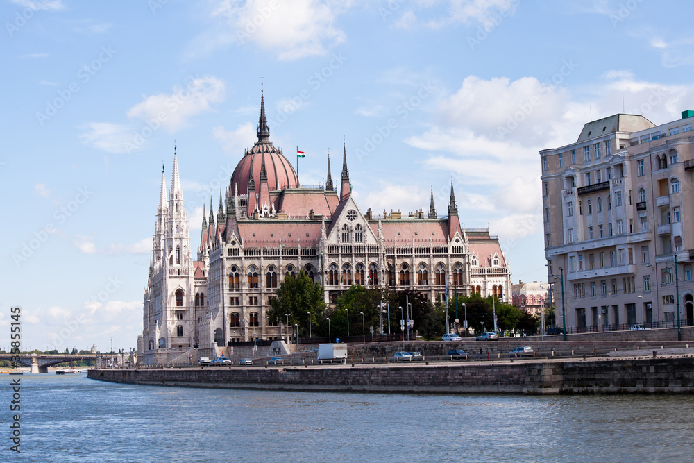 the hungarian parliament, budapest, hungary