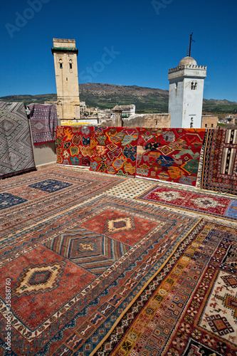 Moroccan carpets, Fes, Morocco (1).