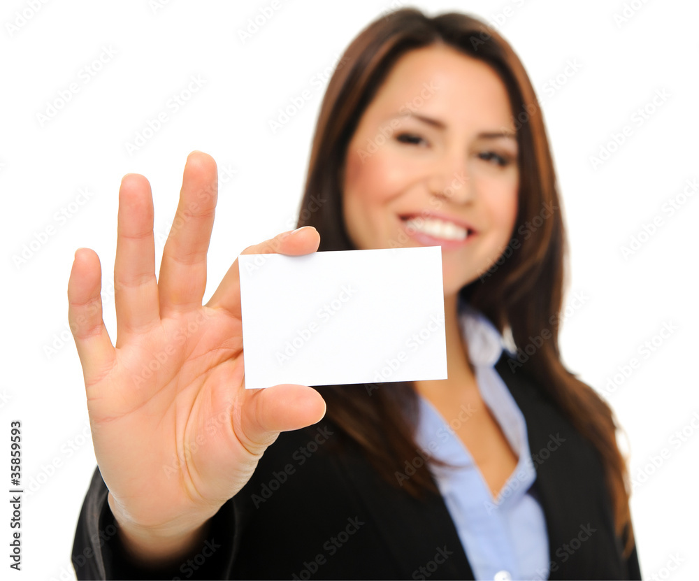 Empty business card Empty business card