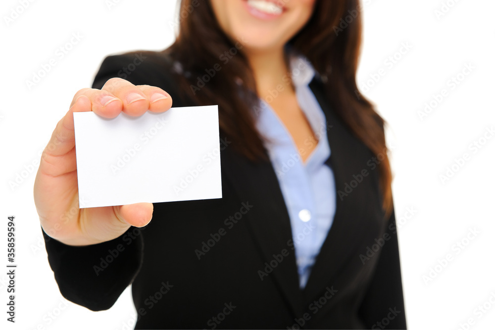 Empty business card Empty business card