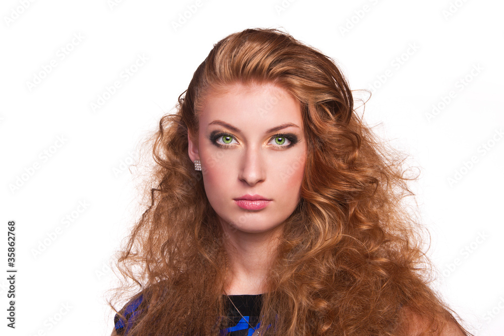 portrait of sexy caucasian young woman with beautiful green eyes portrait of sexy caucasian young woman with beautiful green eyes