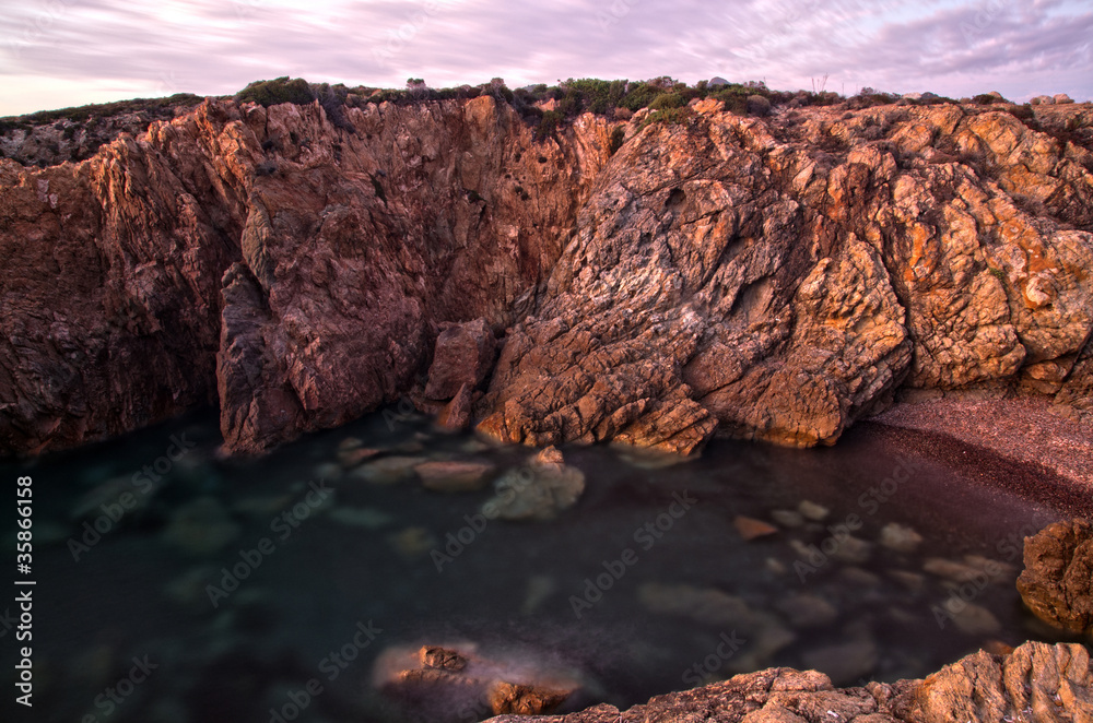 Corsica: le falesie rosse di Galeria Corsica: le falesie rosse di Galeria