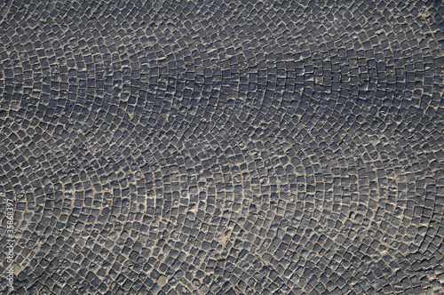 cobbled stone pavement