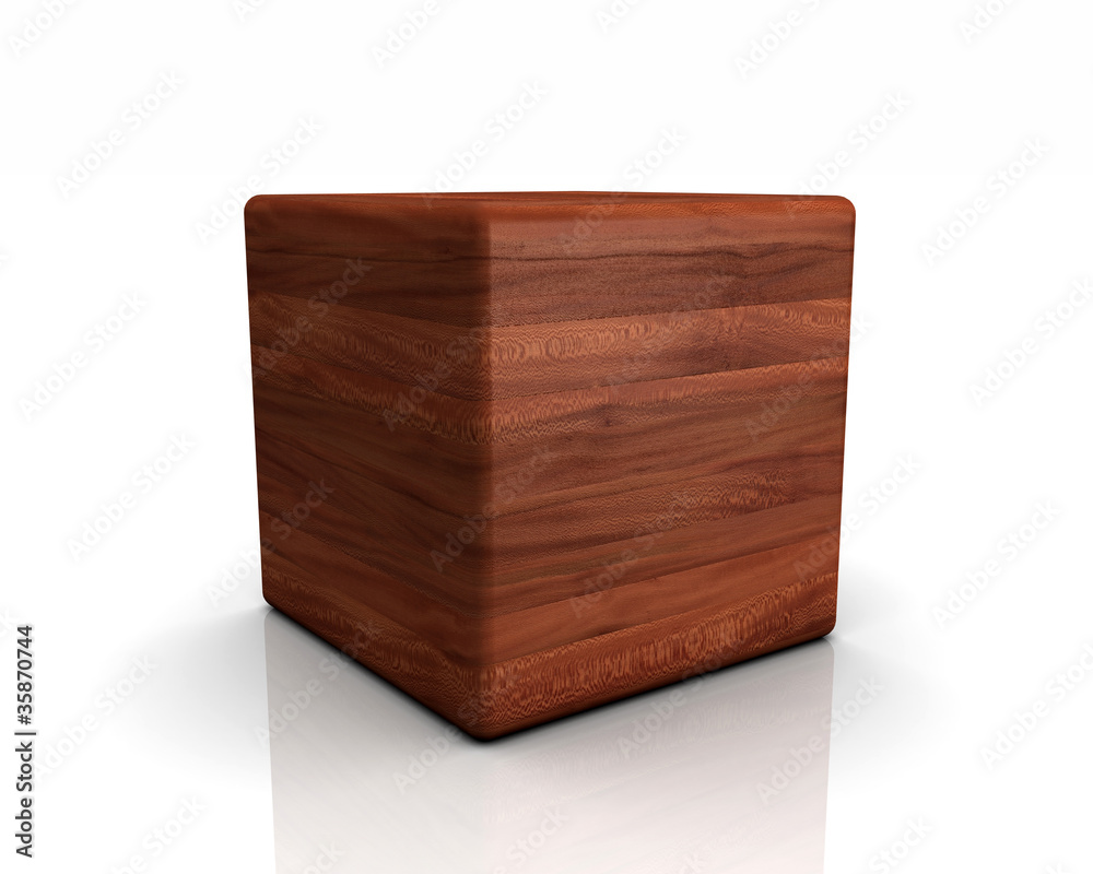 3D Holzwürfel abgerundet - Platane (Europäisch) 3D Holzwürfel abgerundet - Platane (Europäisch)