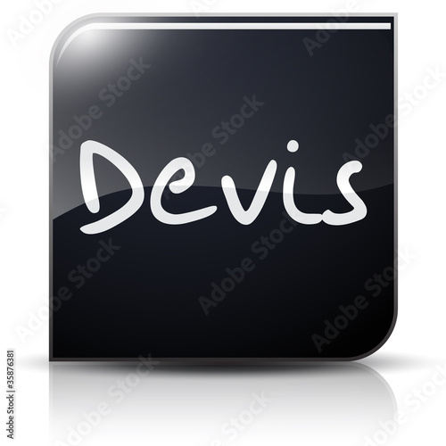 Symbole glossy vectoriel devis