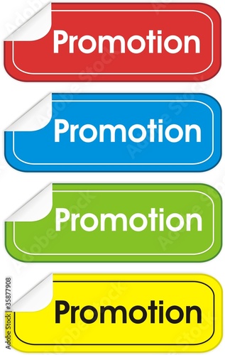 étiquettes promotion