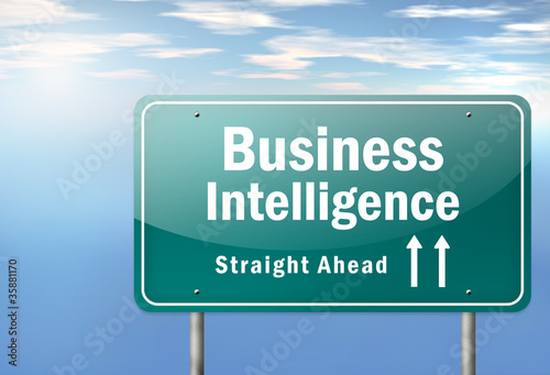 Highway Signpost  Business Intelligence 