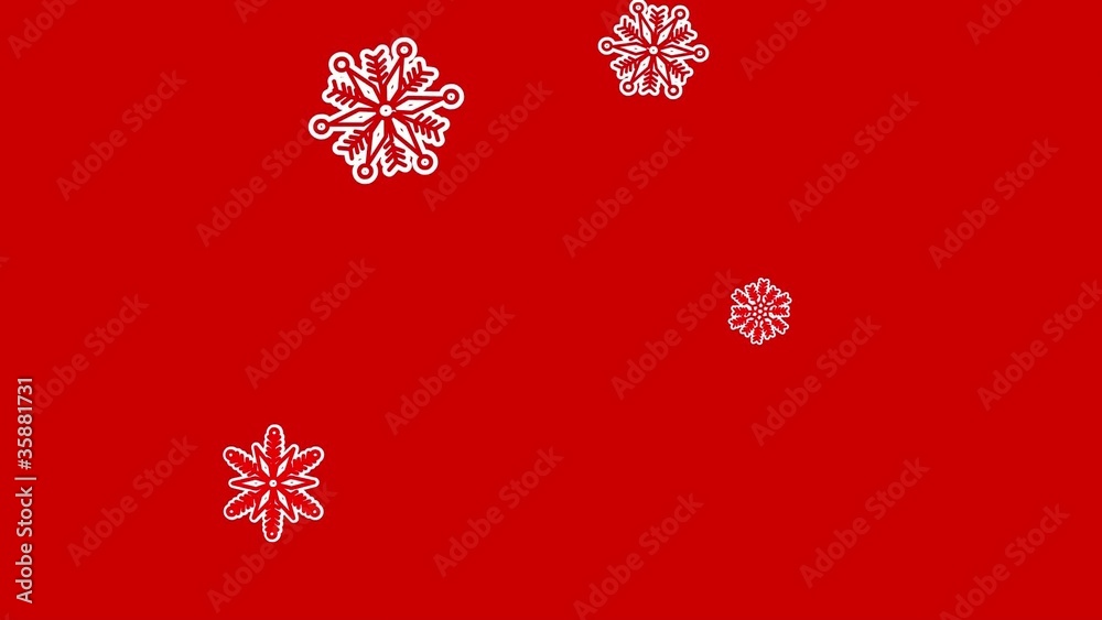 Different sort of snowflakes, effect snowfall Different sort of snowflakes, effect snowfall