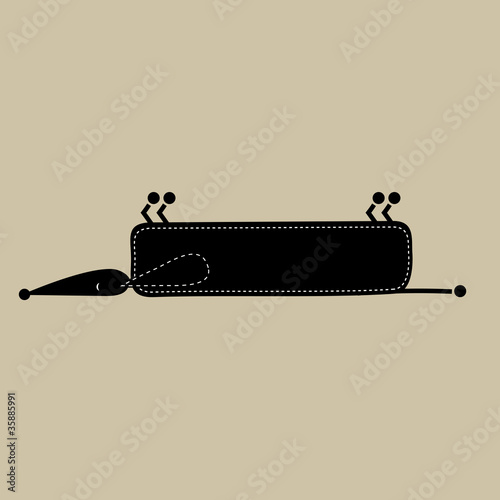 Art funny dog for your design
