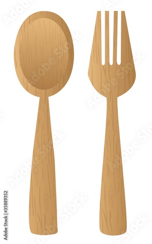 wooden cutlery