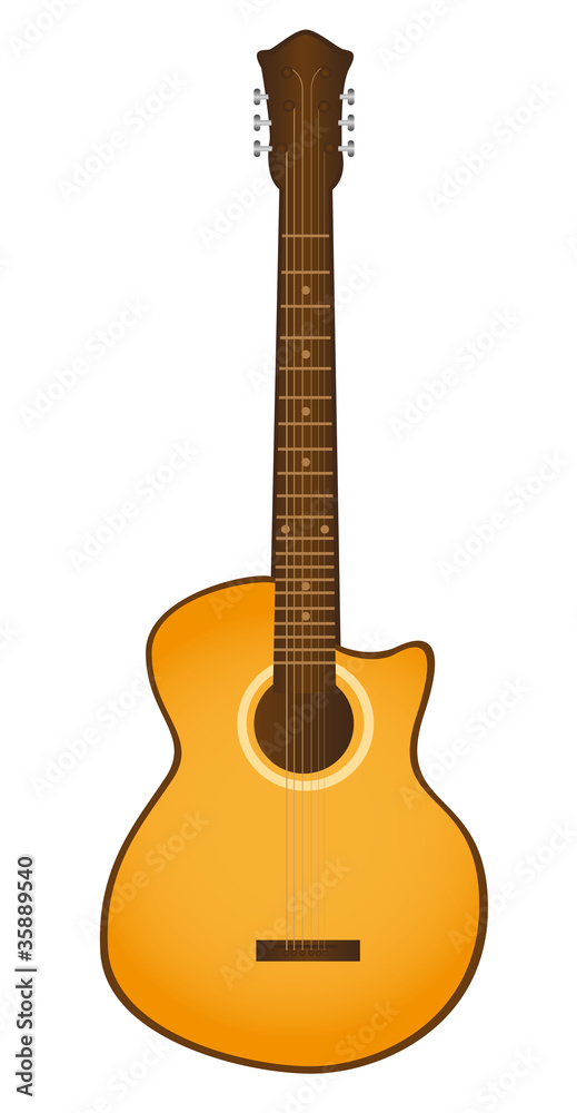 Fototapeta premium guitar vector