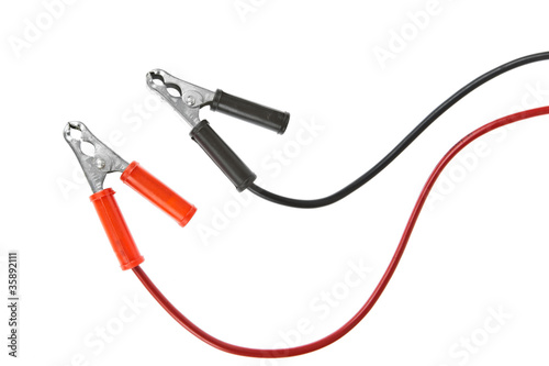 Jumper cable isolated on white background