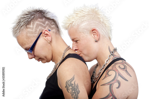 two lesbian women