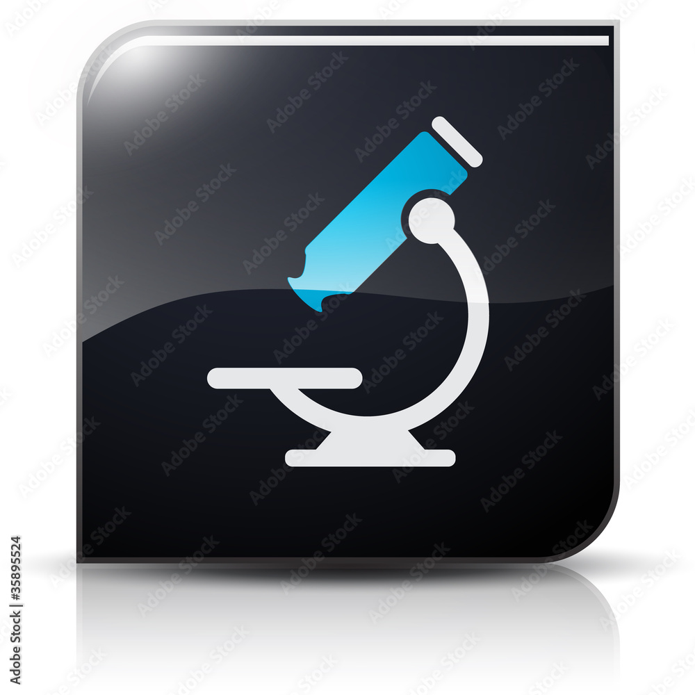 Symbole glossy vectoriel analyses microscope Symbole glossy vectoriel analyses microscope