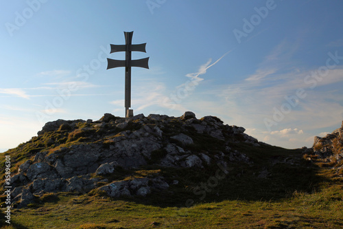 Cross on top of mountain - Klak - Slovakia © TTstudio