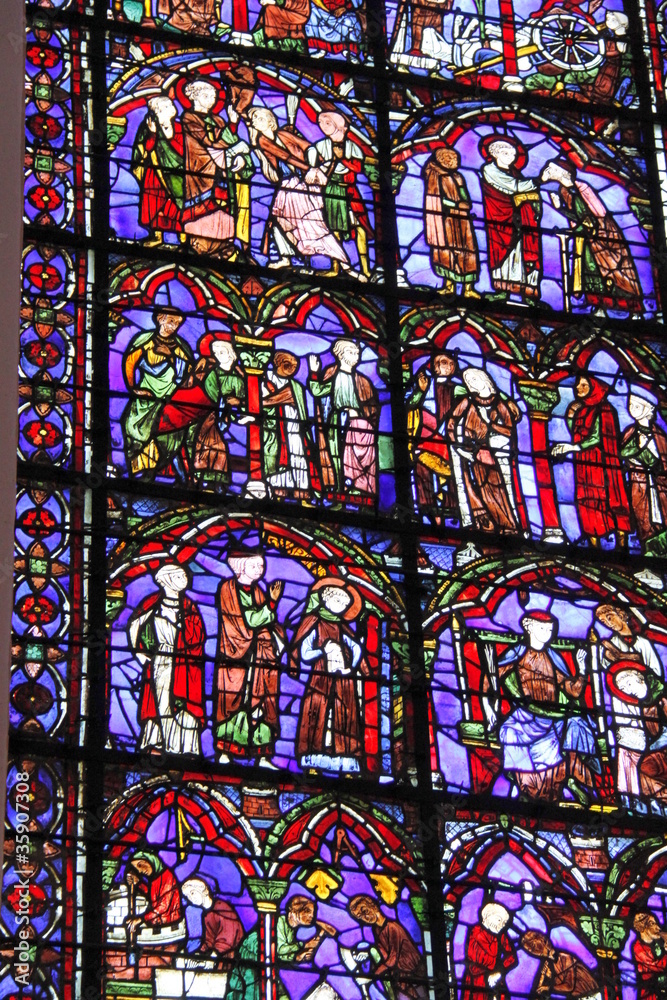 Vitrail de la Cathédrale Notre-Dame de Chartres