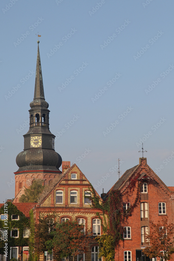 Obraz premium Stadtbild von Stade