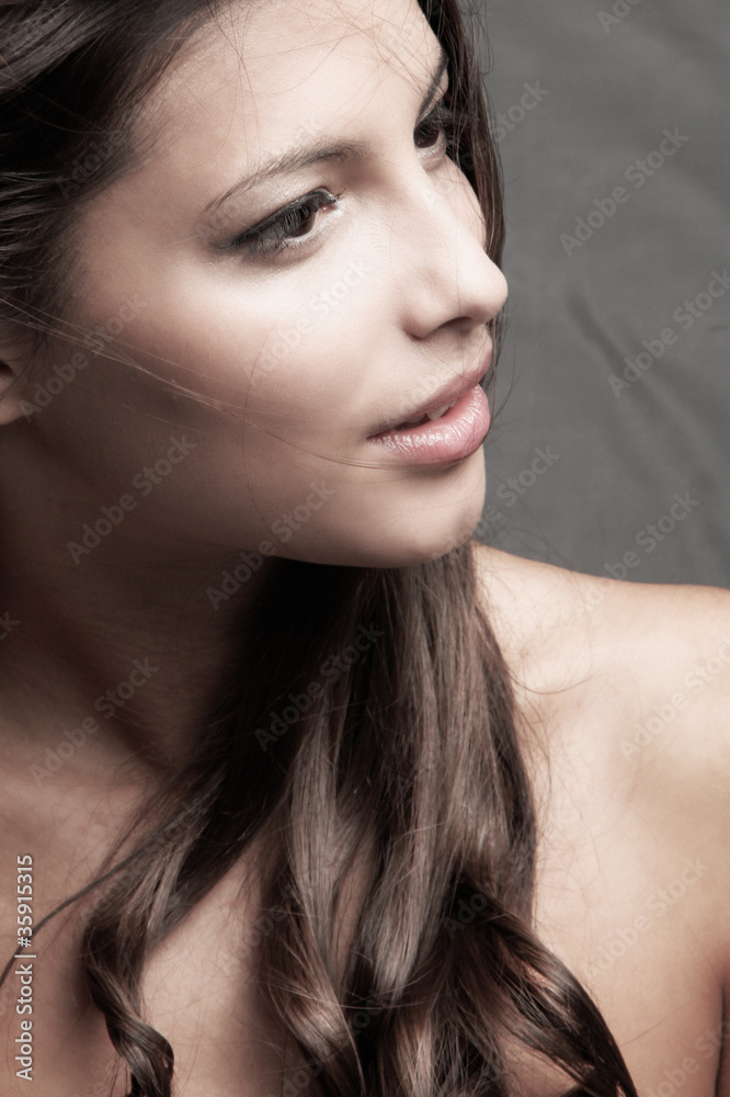 Fototapeta premium natural beauty woman portrait