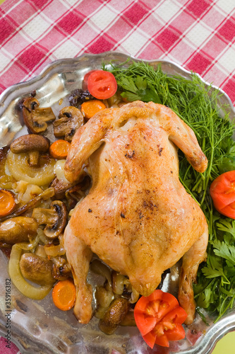 stuffed chicken photo