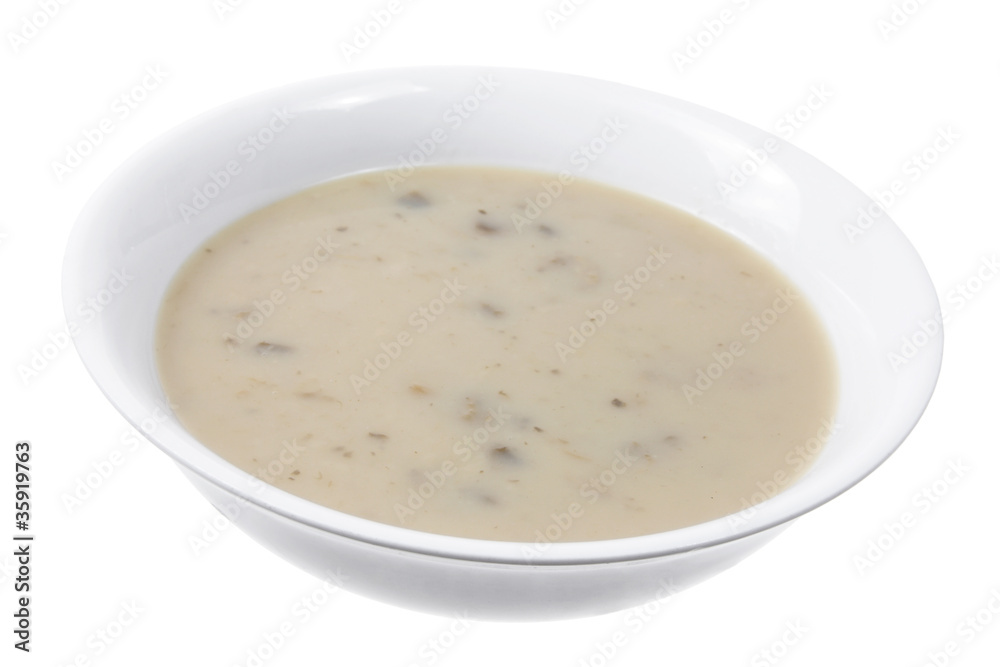 Bowl of Mushroom Soup Bowl of Mushroom Soup