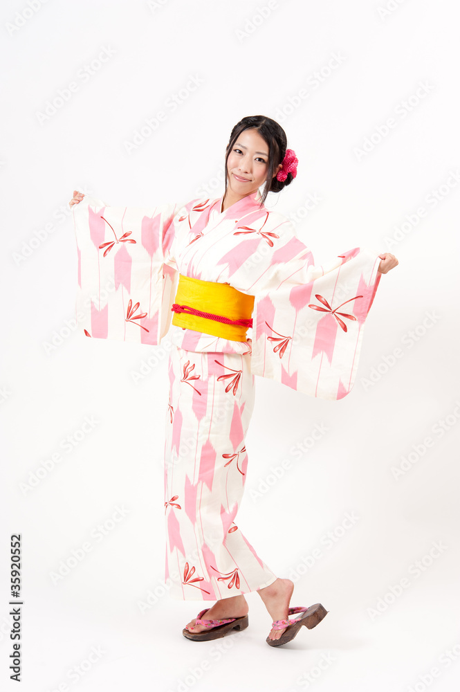 a portrait of japanese kimono woman a portrait of japanese kimono woman