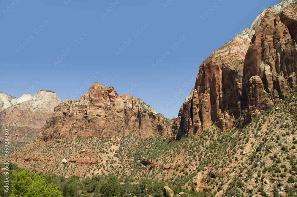 Zion National Park in Utah USA