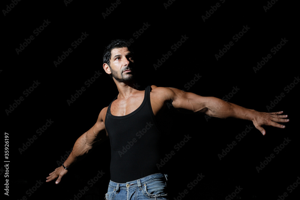 Handsome muscle man Handsome muscle man