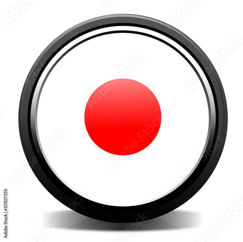 Free Download japan flag button - GFXLoad
