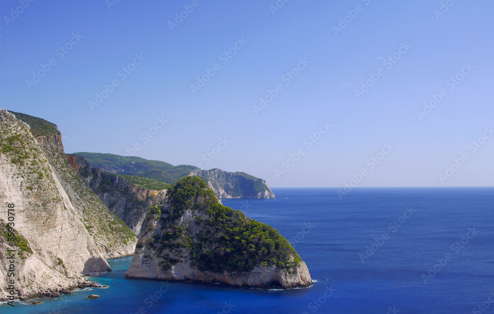 klif 2, grecka wyspa Zakynthos klif 2, grecka wyspa Zakynthos