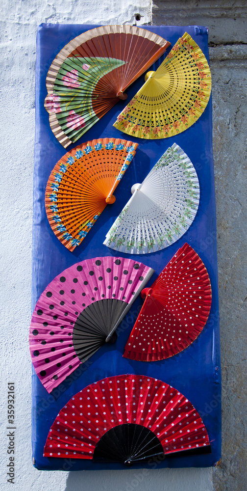 Fototapeta premium Display of fans