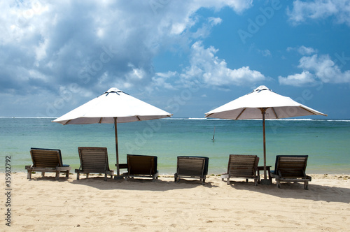 Obraz na płótnie Bali beach w salonie