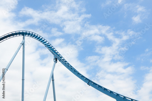 Rollercoaster loops.