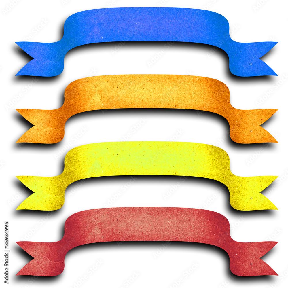 colorful ribbon award, icon. create from paper craft. colorful ribbon award, icon. create from paper craft.