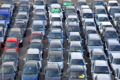 Many Cars in the parking