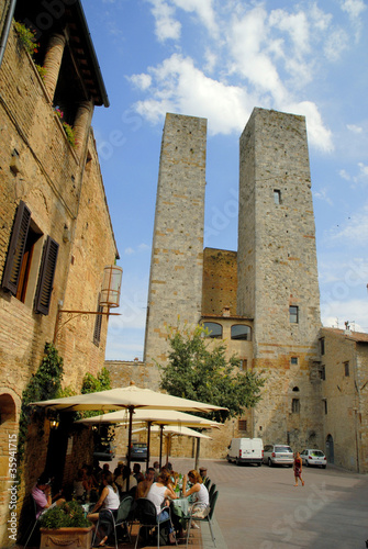 Towers in San Gimignano Tuscany Italy © quasarphotos
